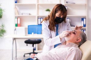 Man with facial trauma & emergency